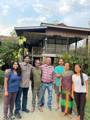 Rajesh Singpho and his family 