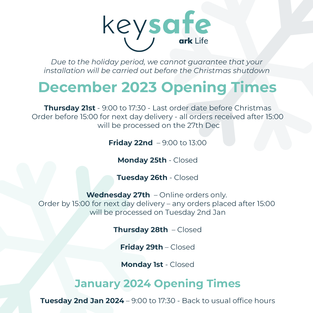 Key Safe Company Christmas Opening Hours