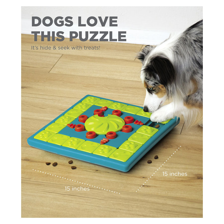 Nina Ottosson Dog Worker Interactive Treat Puzzle Dog Toy, Tan