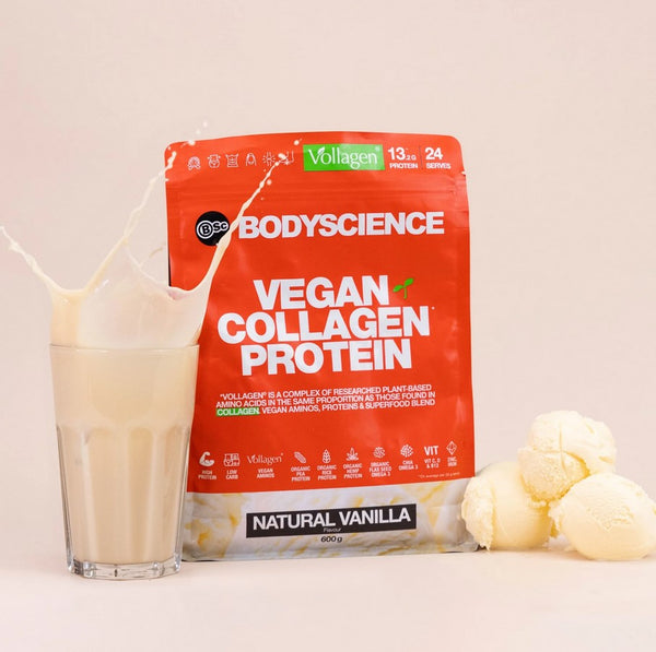 vegan collagen protein natural vanilla