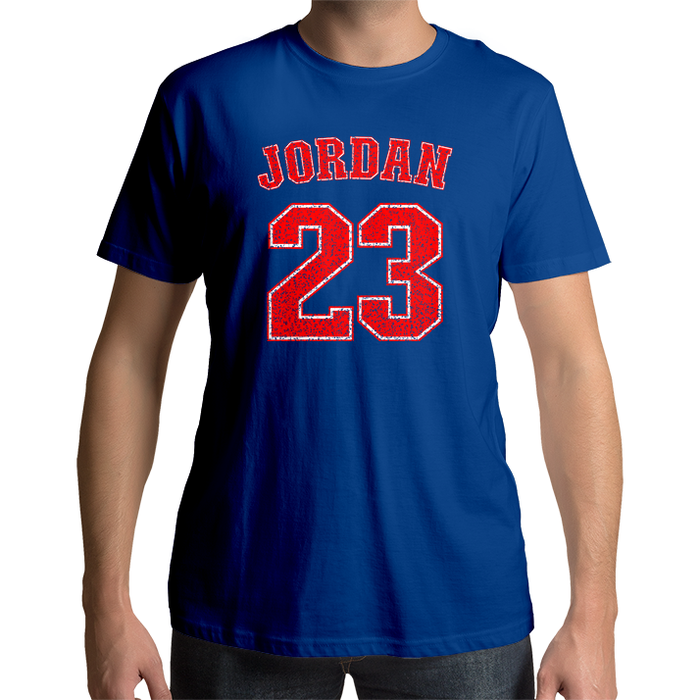 comprender petróleo Instrumento Camiseta Hombre - Jordan 23 Letras Rojas. — KUSTOMIK