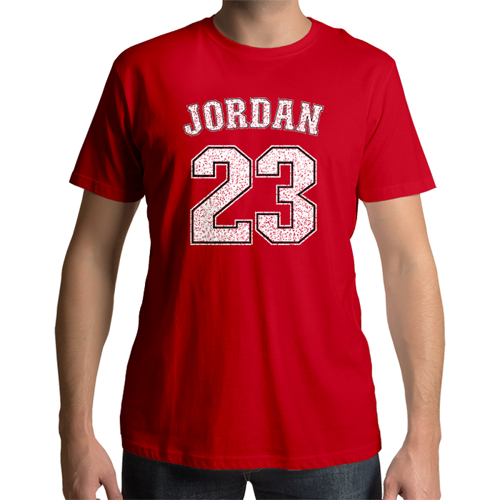 Bolsa Concentración Tratado Camiseta Hombre - Jordan 23 Letras Blancas. — KUSTOMIK