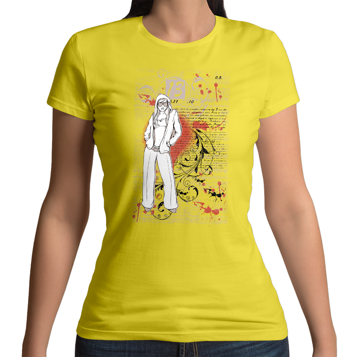 Camiseta Mujer - Elementos Medievales - Cool 13.