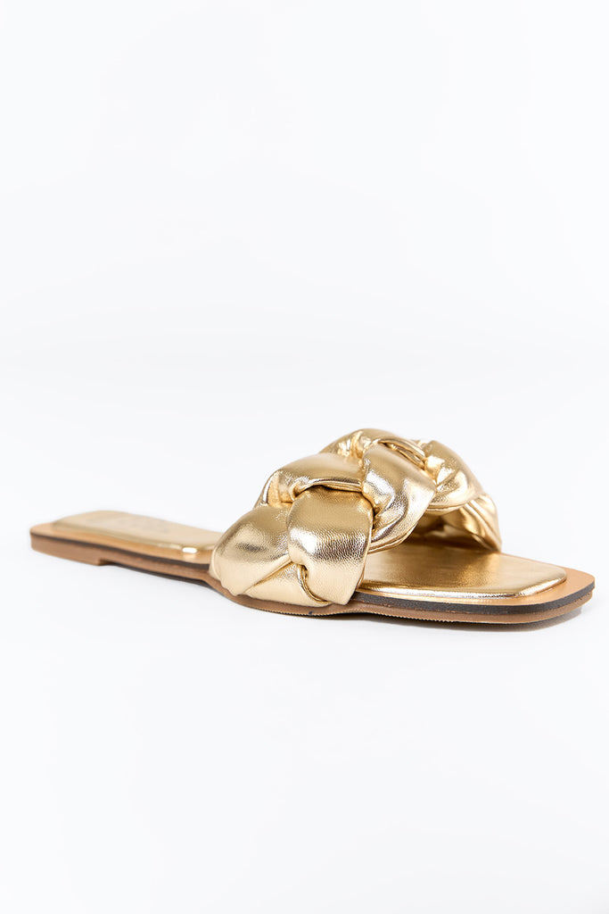 Select Sustainable Wearable Women's Apparel,Women, T-Shirts & Tops, Tank Tops - Clothing Shop OnlineX Shushop Coleen Sandal - Gold