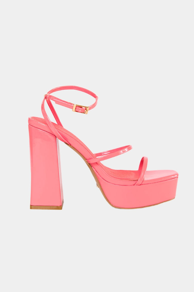 Vincija Platform Heel - Coral