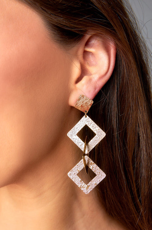 BuddyLove X Treasure Jewels | Marina Beaded Statement Earrings | White