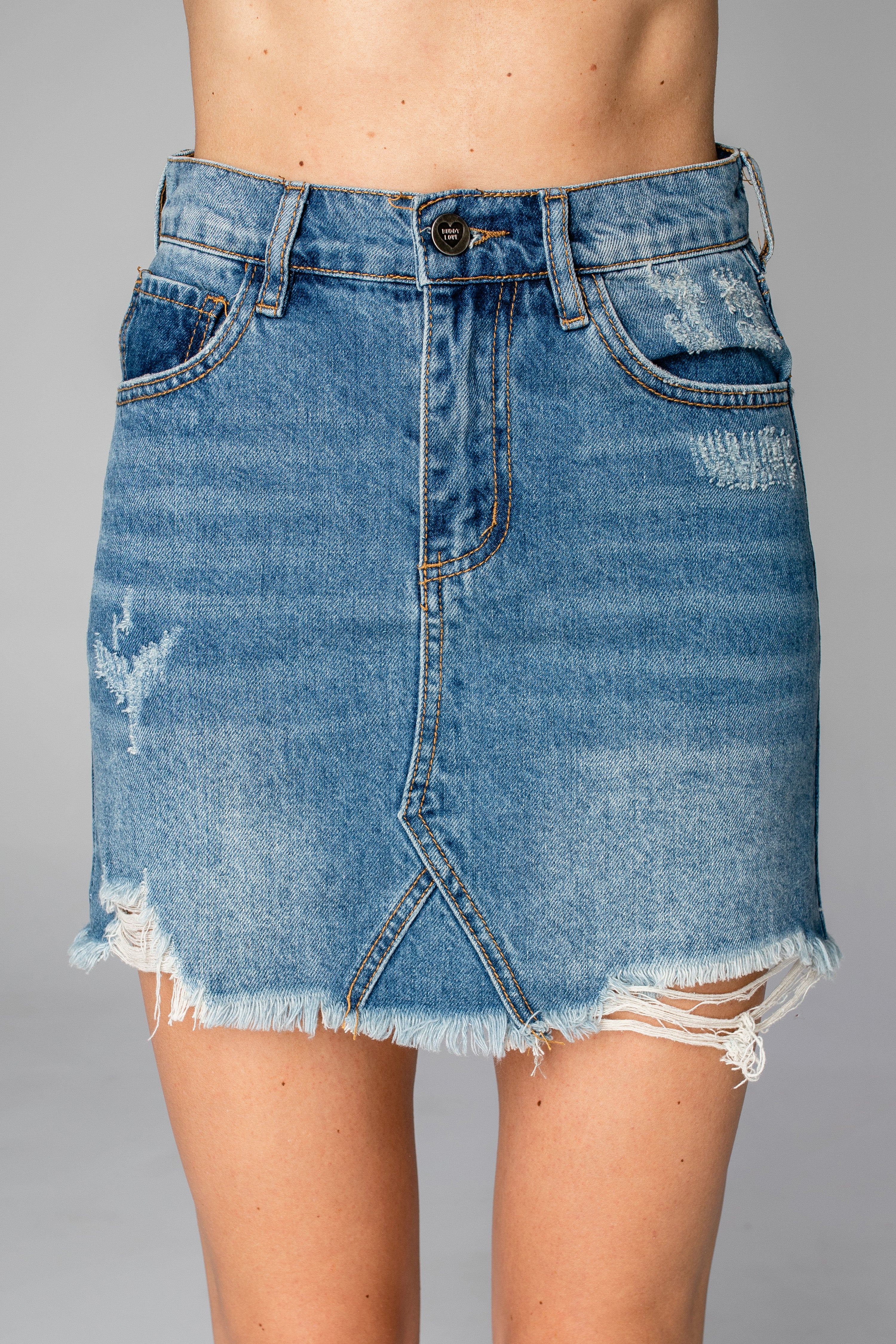 Torn Denim Skirt | lupon.gov.ph