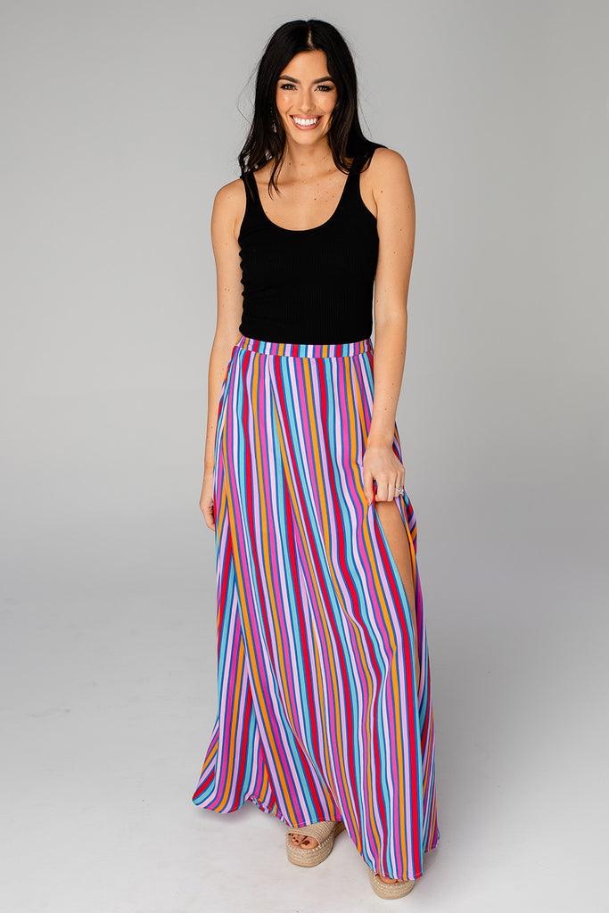 high waisted maxi skirts