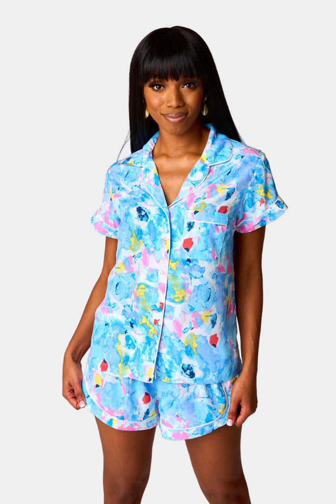 Select Sustainable Wearable Women's Apparel,Women, T-Shirts & Tops, Tank Tops - Clothing Shop OnlineAurora Pajama Set - Pastel Dream