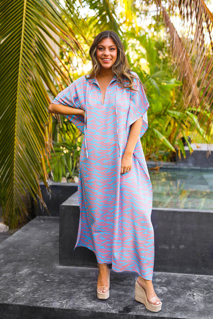 Select Sustainable Wearable Women's Apparel,Women, T-Shirts & Tops, Tank Tops - Clothing Shop OnlineMiller Caftan Maxi Dress - Swell