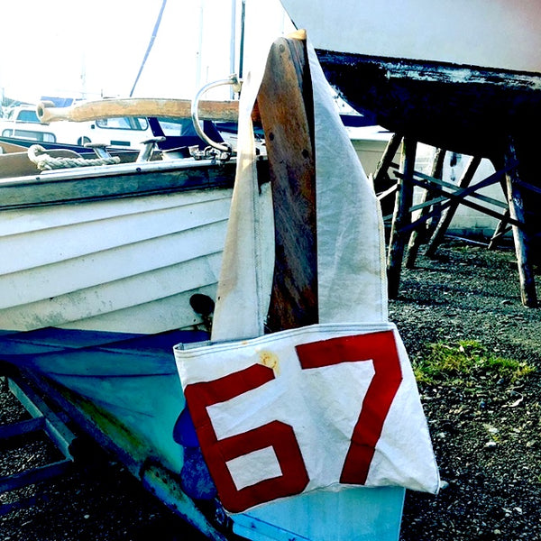 Baggywrinkles sail upcycling Cornwall