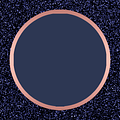 Navy - Navy Crystals 'Rose Gold'