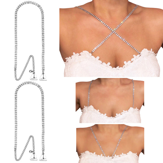 No Slip) Halter Straps for Bras, Swimsuits, Dresses 