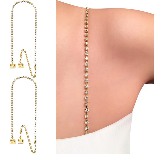 Chain (Gold) Bra Dress Straps