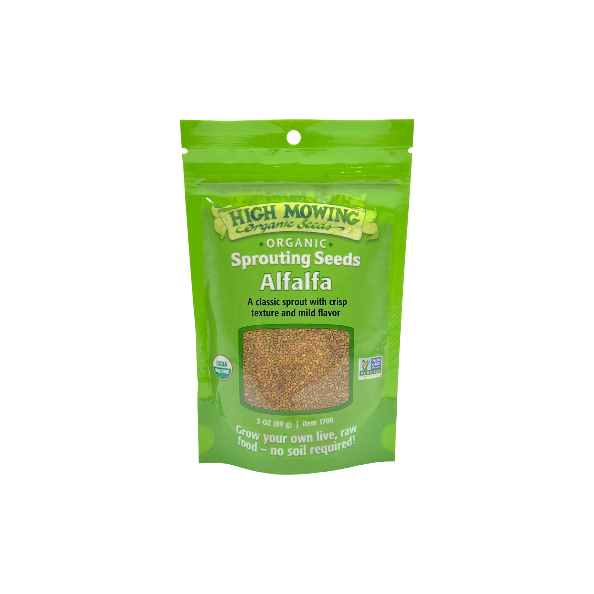Sprouting Alfalfa Seeds