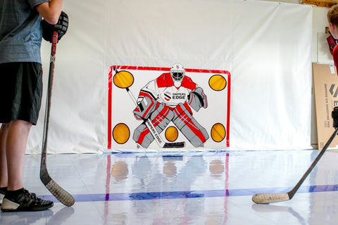 sniper's edge hockey shooting tarp