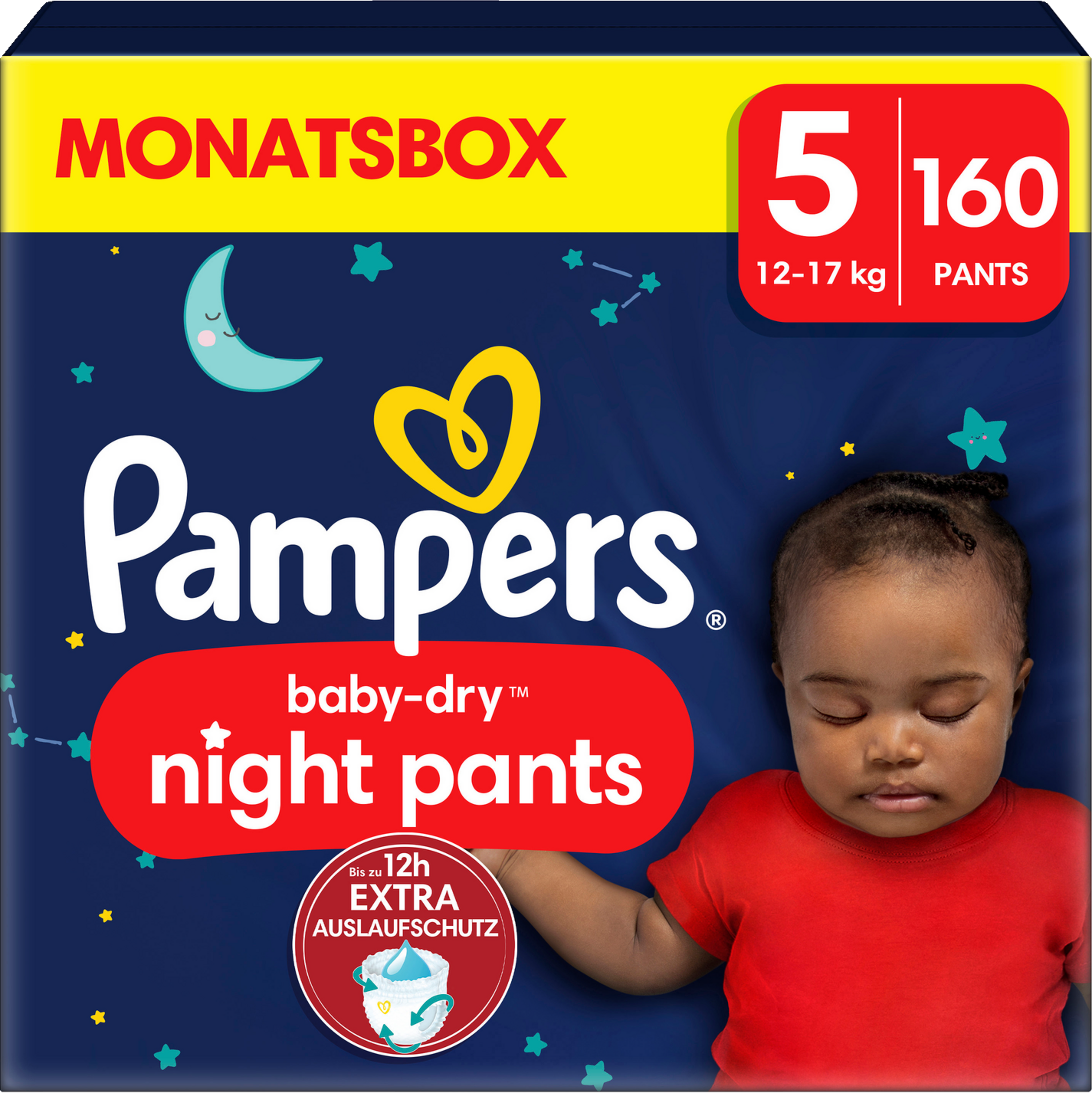 Pampers Baby-Dry PANTS Gr. 7 XXL +17kg (126 STK) Monatsbox