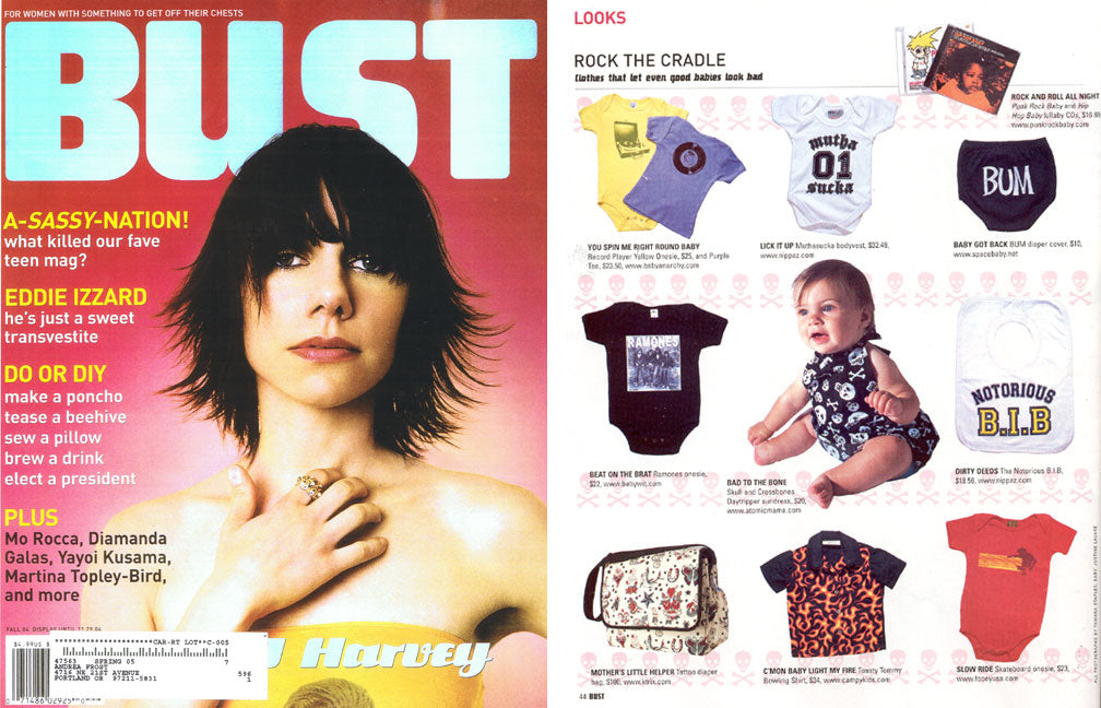 Bust Magazine Ramones T-shirt Babywit.com