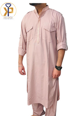 light mauve ethnic wear for men eid