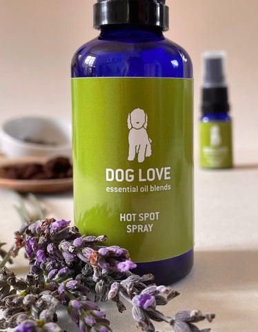 Dog Love Oils Hot Spot Spray for treating Hot Spots On Dogs