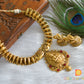 Antique red Lakshmi necklace set dj-01635