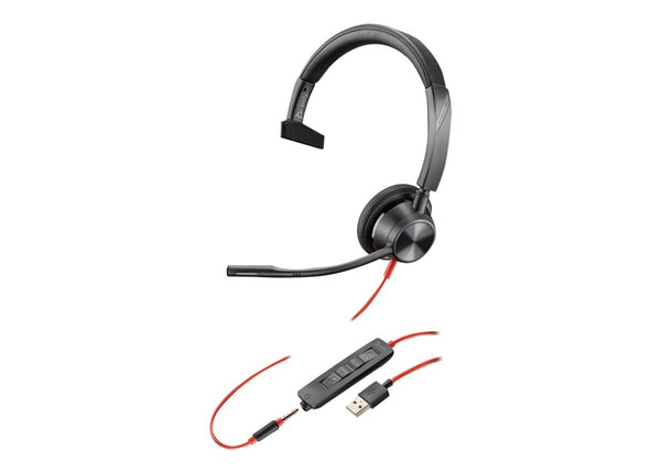 Poly Blackwire 3325 Series Stereo Corded Headsets