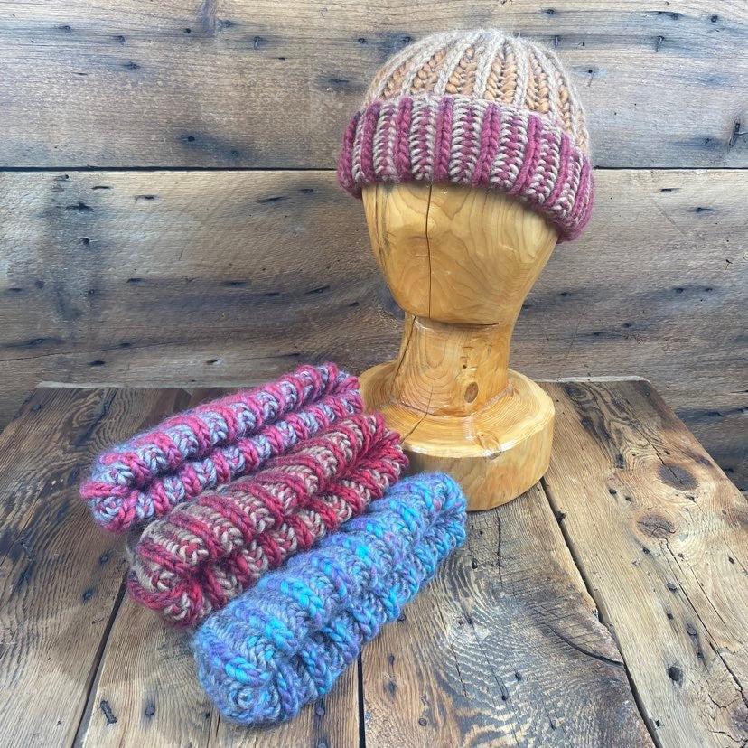 Heavy-Weight Hand-Knit Slouch Socks - Ballintotas Alpacas