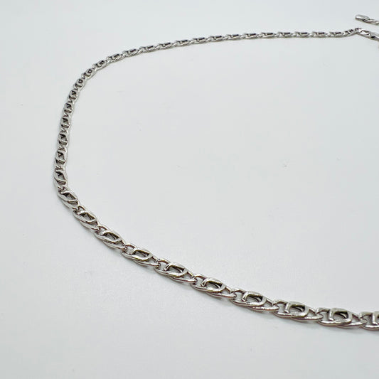 Collana argento catena marinara