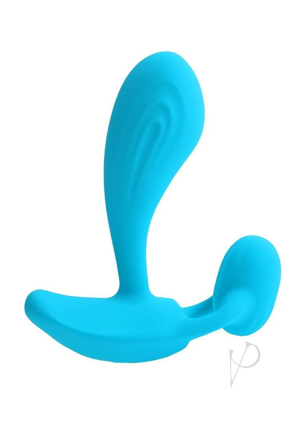 Strap U Evoke Ergo Fit Inflatable & Vibrating Silicone Strapless Strap-on  with Remote Control