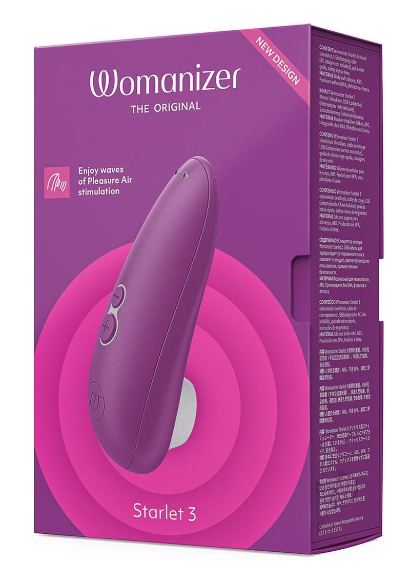 Womanizer Starlet 3 Rechargeable Silicone Clitoral Stimulator Pelvictech 