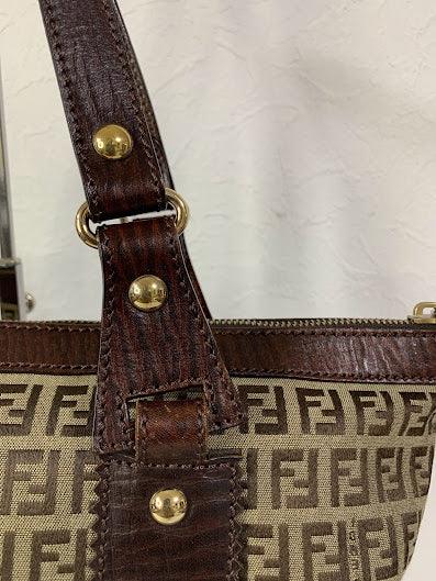 fendi zucchino hobo bag