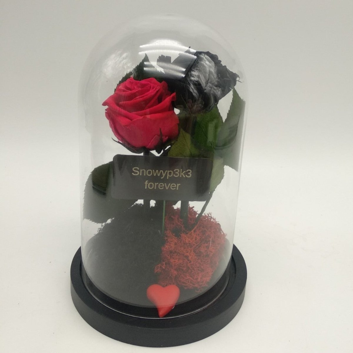 Cúpula con rosas preservadas – Floreate