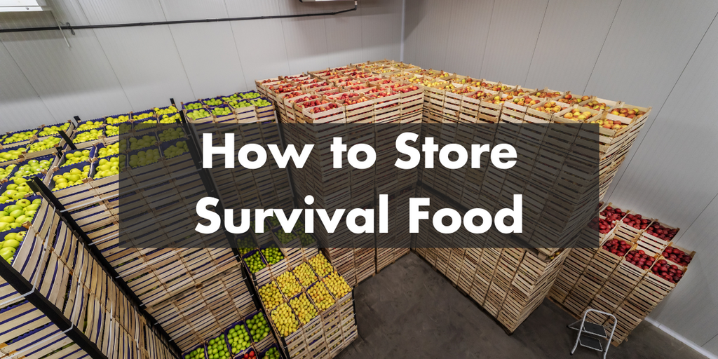 How to store survival food