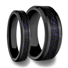 Galaxy Couple's Ring Set