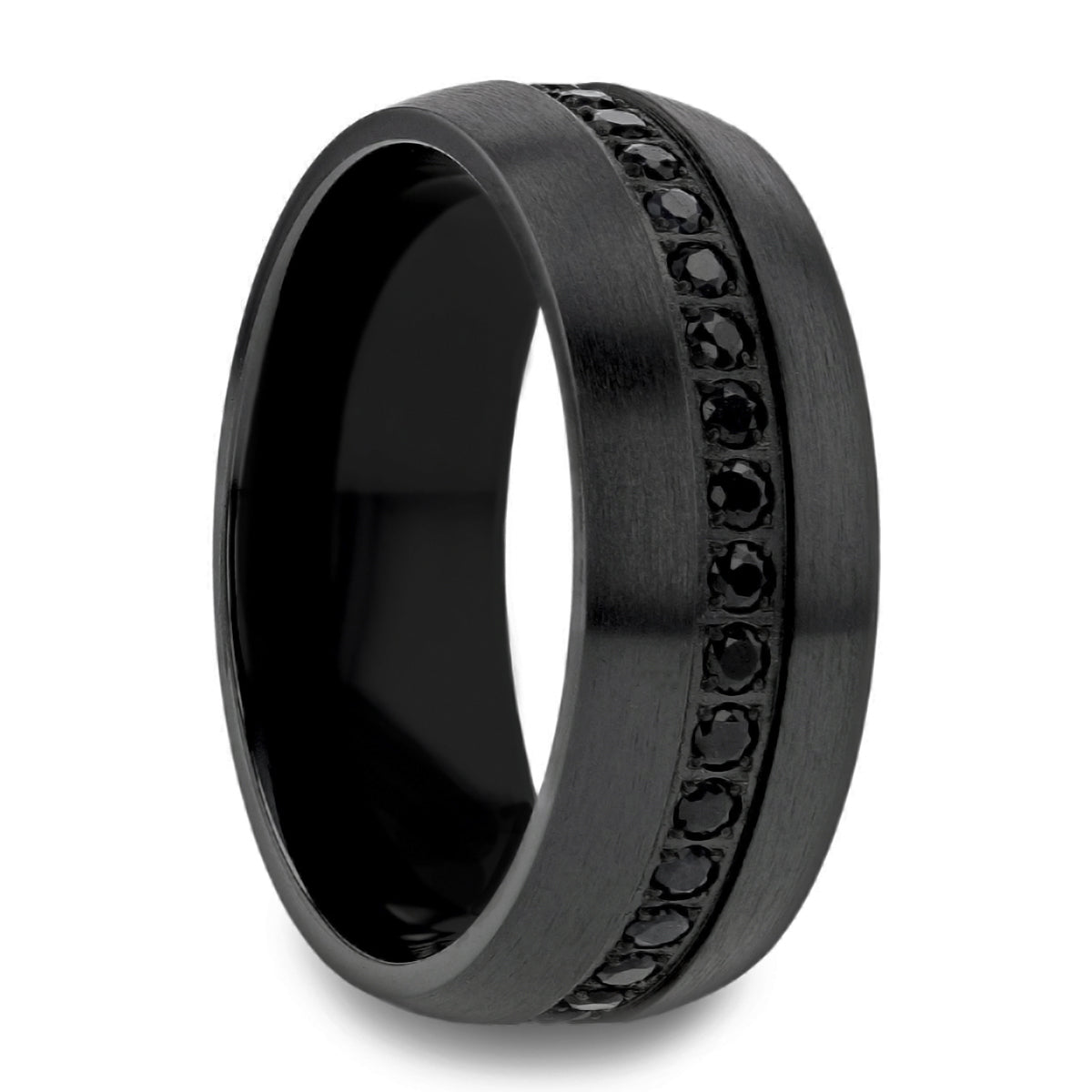 Axiom - Matte Black Titanium Ring – Richter Scale Rings