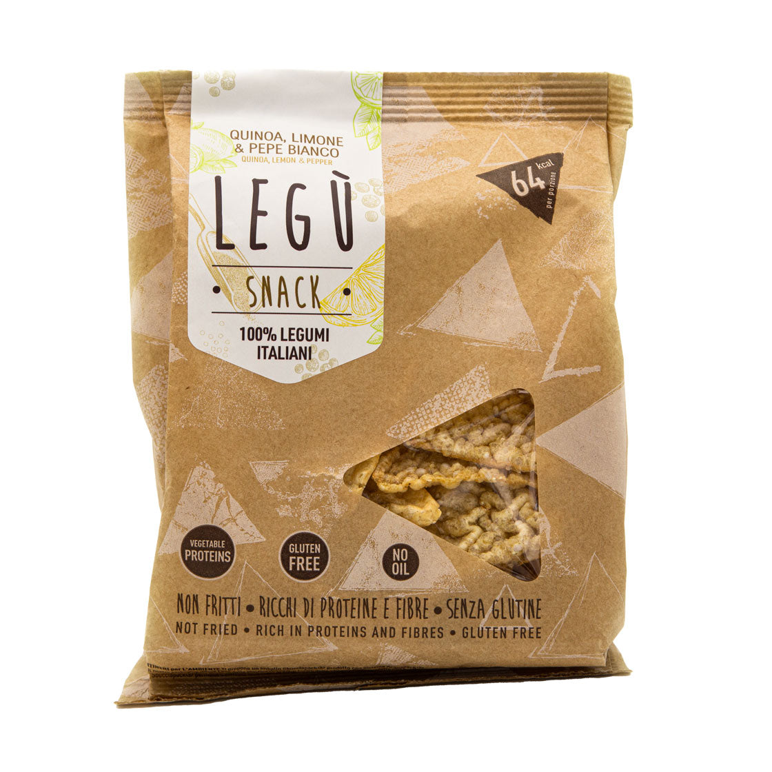 Snack Quinoa, Limone e Pepe Bianco Legù 40 g