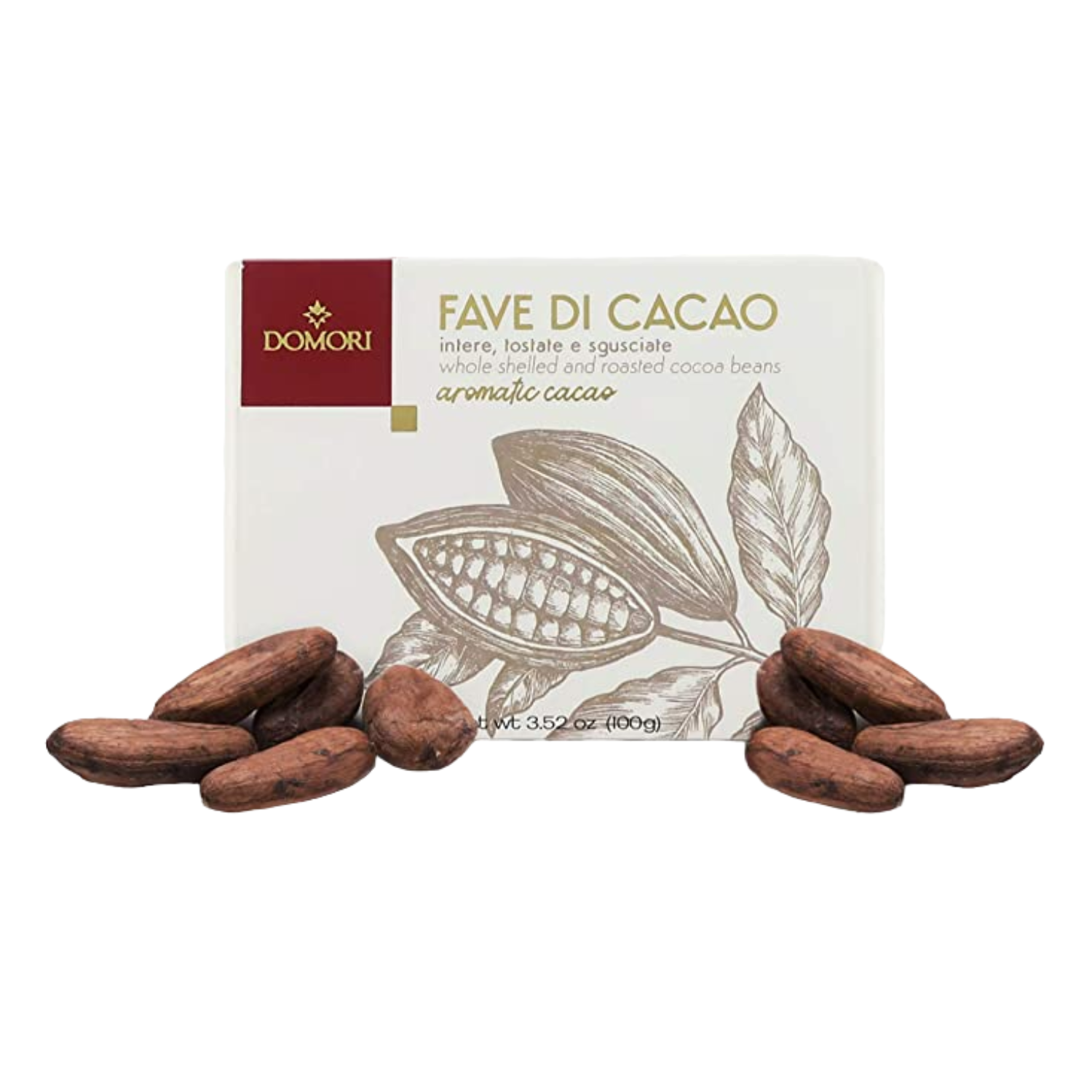 Fave Intere di Cacao Tostate e Sgusciate , Domori