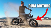 MEELOD DK300 MAX 20" Retro Moped Style Electric Bike 750W(1200W Peak) Dual Motors 48V 20Ah Dual Batteries