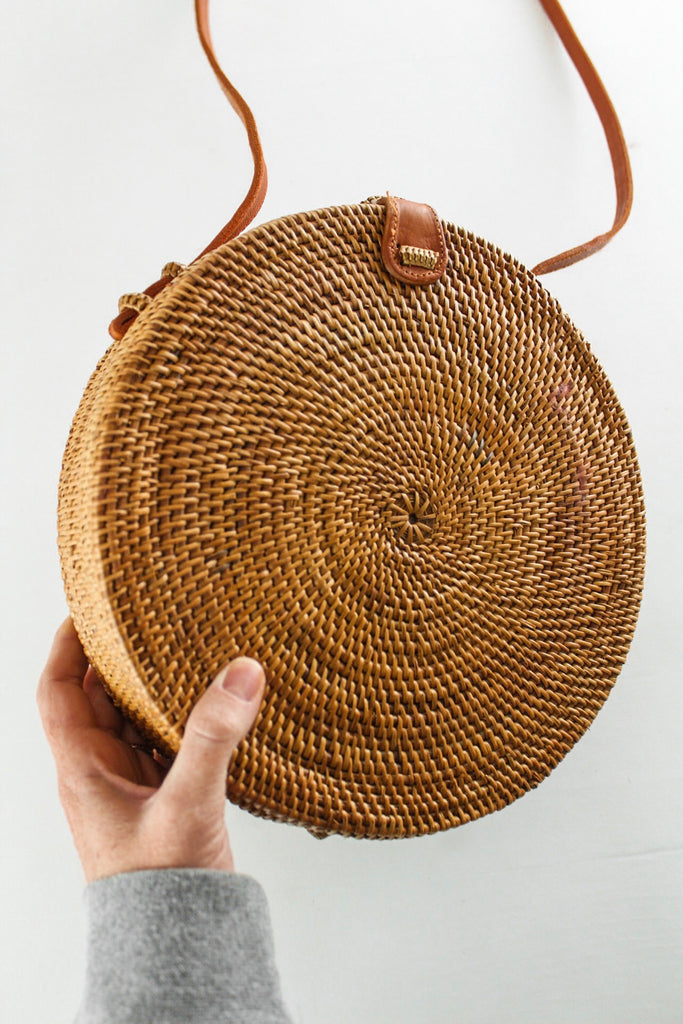 Large Woven Basket Bag – The Rollin' J