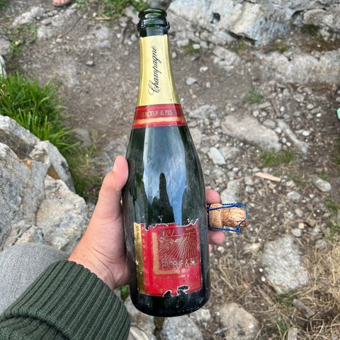Old champagne from Lebæeuf et fils