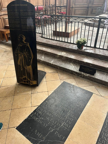 Dom Perignon grave - who made champagne?