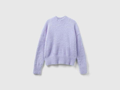 Furry Yarn Turtleneck Sweater_19BAC200H_21N_01