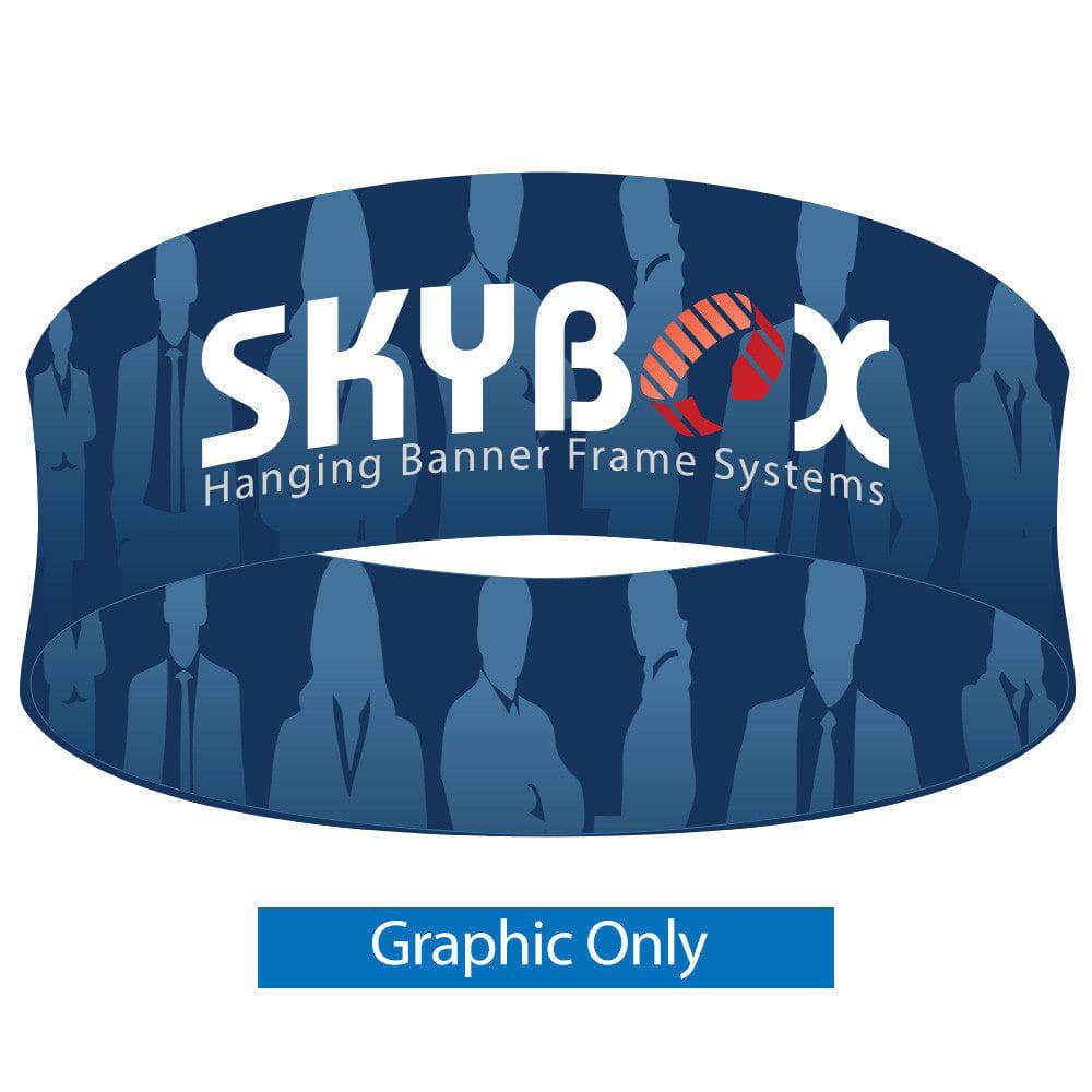 12 x 6 ft. Hanging Banner Circle Double-Sided (Graphic Only)