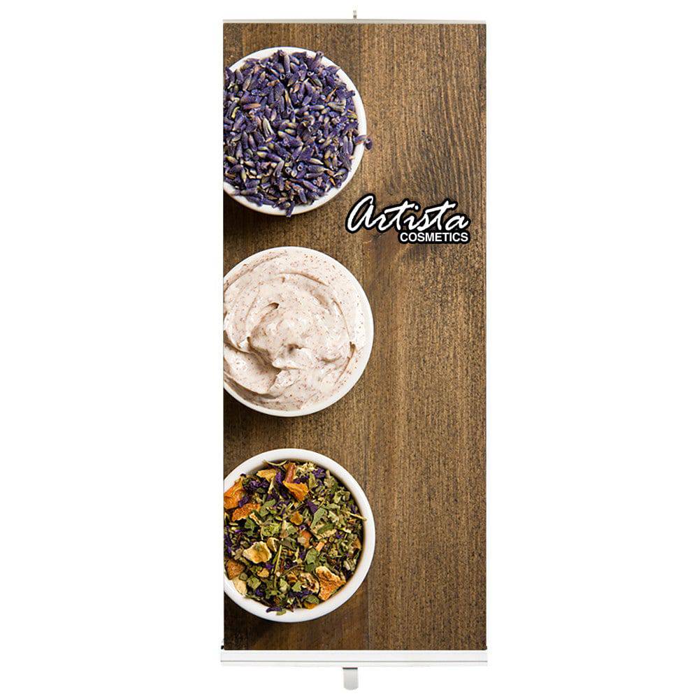 33.5 in. Portable Roll Up Banner Stand (Graphic Package)