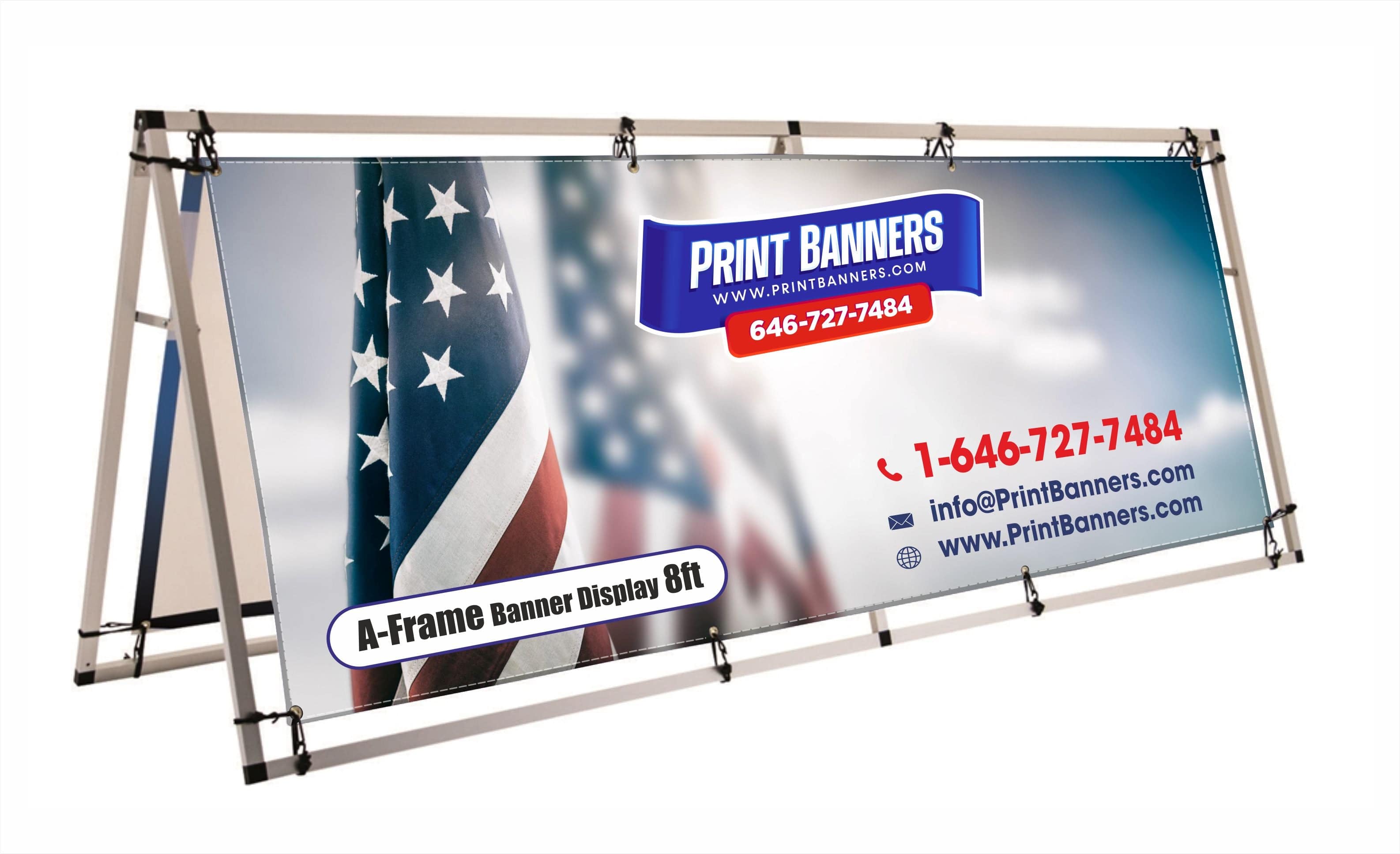 A-Frame Banner Display 8ft