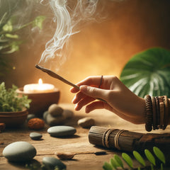 serene and purifying atmosphere associated with the use of this sacred palo santo wood in spiritual rituals.