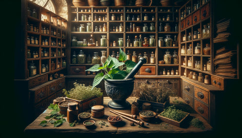 Stinging Nettle In Ancient Apothecary