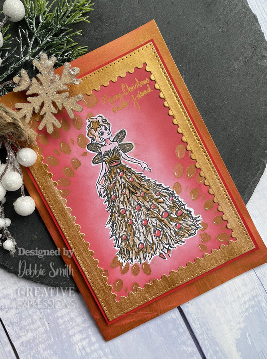 6x4 Clear Stamp Set - Mince Pie Fairy - Jane Davenport - Messy Papercrafts
