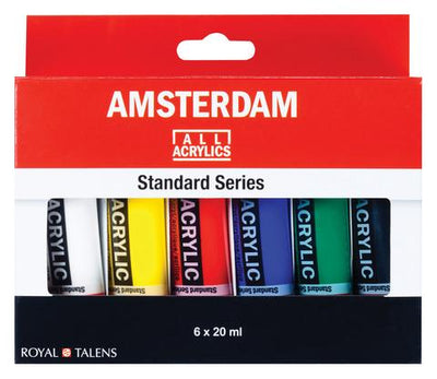 Amsterdam Acrylic Paint 20ml 4pc Neon Set