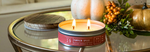 pumpkin spice candle